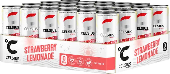 Celsius mansikka-limonadi 24 kpl