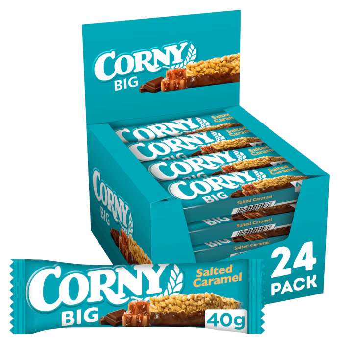 Corny Big Salted Caramel, 24-Pack